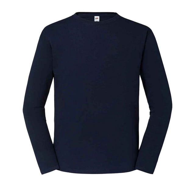 Fruit Of The Loom Mens Iconic Long-Sleeved T-Shirt