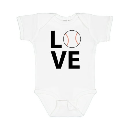 

Inktastic Love for Baseball Gift Baby Boy or Baby Girl Bodysuit