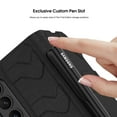 thumbnail image 3 of For Samsung Galaxy Z Fold5 Case with Built-in Screen Protector, Slim Hinge Wallet Card Leather Flip Folio Cover with Card Holder, S Pen Holder for Samsung Z Fold 4, Coffee, 3 of 5