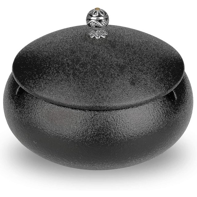 Ashtrays for Cigarettes, Windproof Outdoor Ash Tray with Lid, Cigarette Butts Holder for Smoker, Smokeless Ashtrays