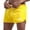 07#Fluorescence Yellow, variant on Multi Color Quick Dry Board Shorts for Men Elastic Drawstring Waist Split Hem Surf Swimming Trunks