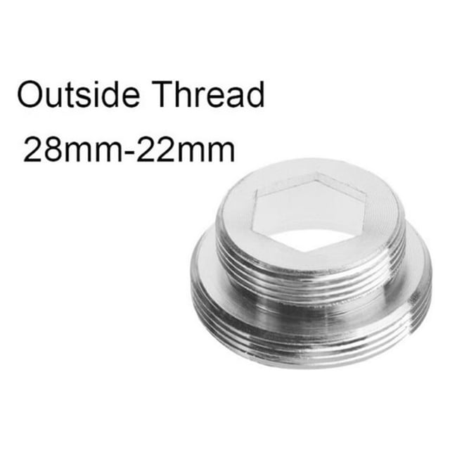 Brass Tap Aerator Connector Outside Thread Kitchen Faucet Water Saving Adaptor Outside Thread 28mm-22mm