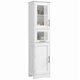 thumbnail image 5 of Mueble de Almacenamiento para Baño de 170 cm - Gabinete Alto con Puertas de Cristal y Repisas Regulables - Diseño Compacto para Espacios Reducidos en Baño, Cocina o Recibidor - Roble Oscuro, 5 of 8