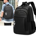 thumbnail image 2 of Oxford Fabric Zipper Backpack with Charm, 2 of 5