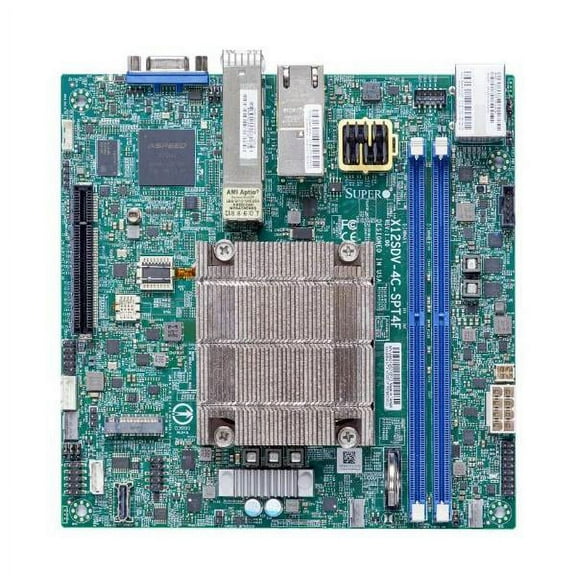 *NEW* Supermicro Motherboard X12SDV-4C-SPT4F - Embedded Mini-ITX, Xeon ICX-D, Dual 25G SFP28 Full Warranty
