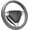 Grey, variant on Armor All 15" Faux Leather Steering Wheel Cover, Anti-Slip, Foam Padded, Universal Fit