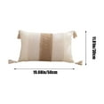 thumbnail image 2 of XIBUFE 2026 New Boho Decorative Throw Pillow with Handmade Tassels,Soft Embroidery Accent Cushion for Couch Sofa Bedroom Car Living Room for Patio,Reading Nook,Office, 2 of 7