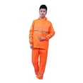 thumbnail image 3 of yuksok Reflective Raincoat Rain Pants Hooded Work Wear Rain Suit for Hiking Camping XXL, 3 of 9
