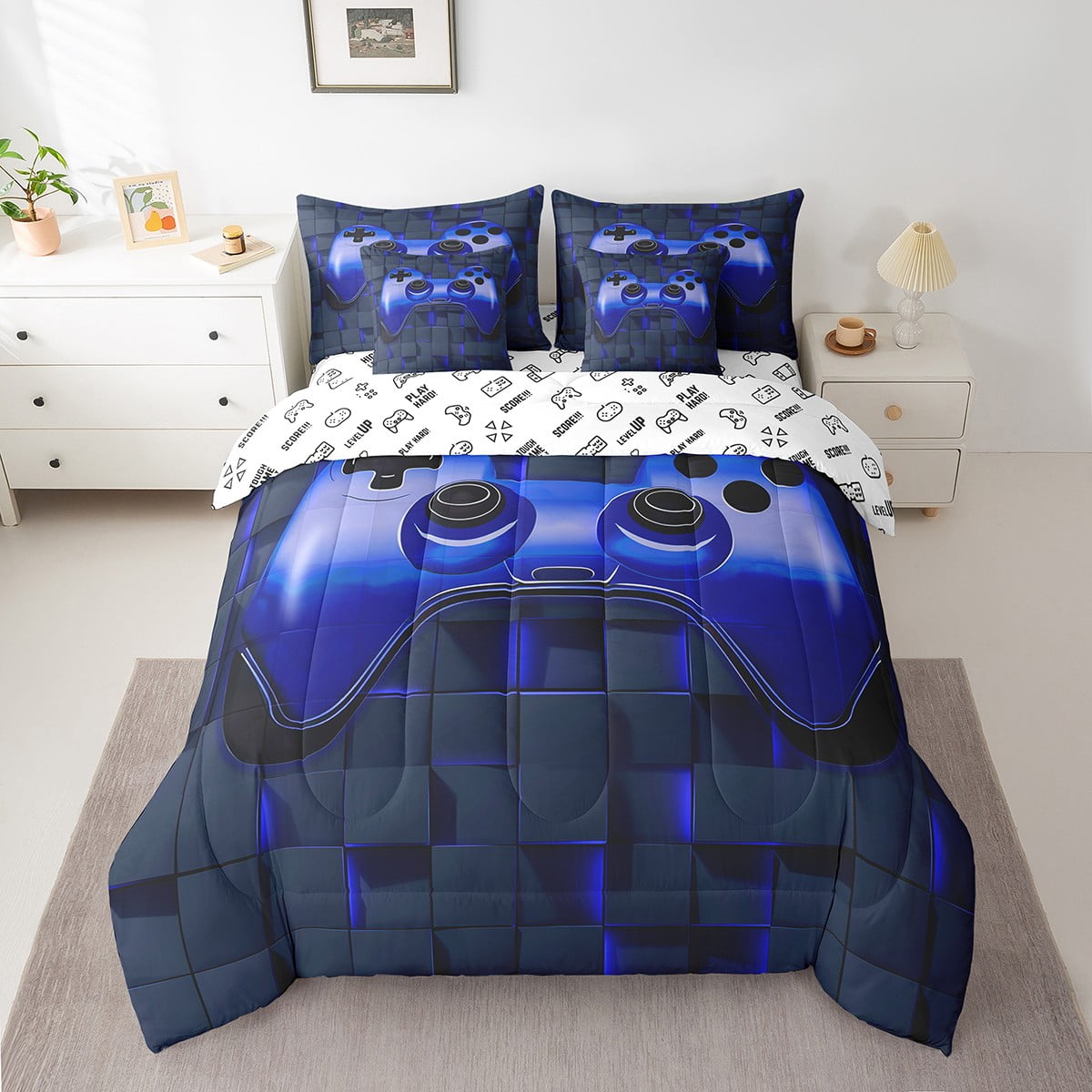 Queen comforter sets for boys sale