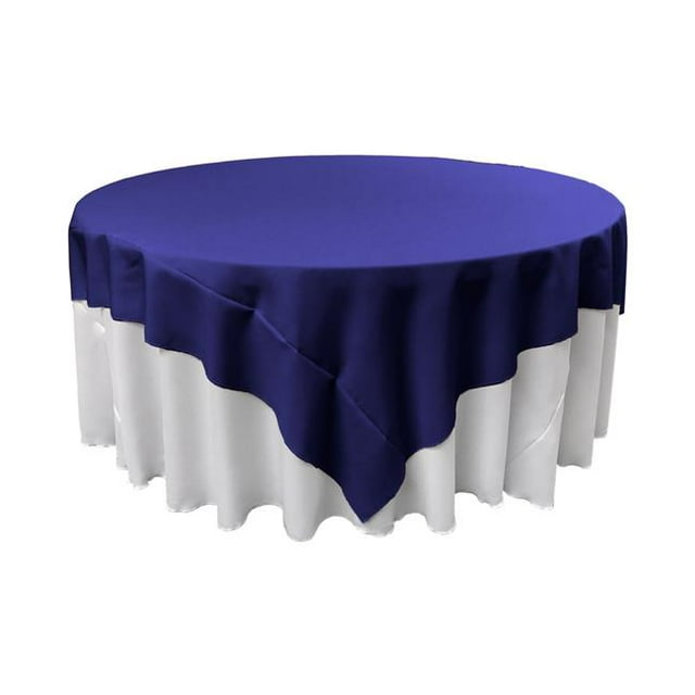 TCpop72x72-RoyalP50 Polyester Poplin Square Tablecloth, Royal - 72 x 72 in.