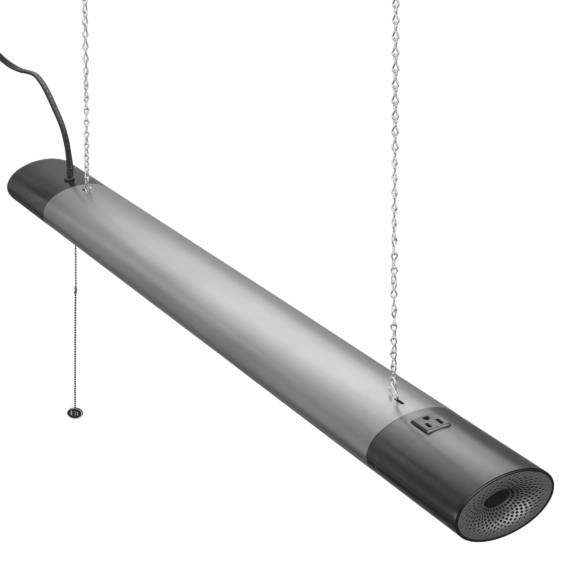 ETI 42” Ultra Bright Bluetooth LED Shop Light with Pull Chain, 3713 Lumens, 4000K Cool White Light, 120V, 80CRI, 55703142