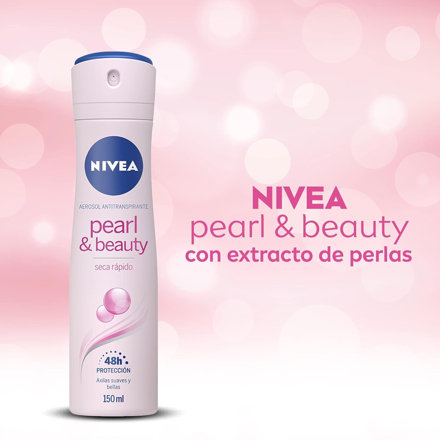 Nivea Pearl & Beauty 48 Hs Anti-perspirant Deodorant Spray 150 Ml. (Pack of 3)