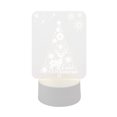 thumbnail image 2 of Bedroom Decor Christmas Night Light LED Night Light USB Plug Acrylic Button Bedside Lamp Gift Bedroom Creativing Lamp Girls Room Decor on Clearance, 2 of 2