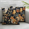 thumbnail image 3 of Qinduosi Animal Throw Pillow Covers,Owl Bird Pillow Cases Decorative Square Pillowcases for Home Bed Sofa Living Room Farmhouse Outdoor, 3 of 5