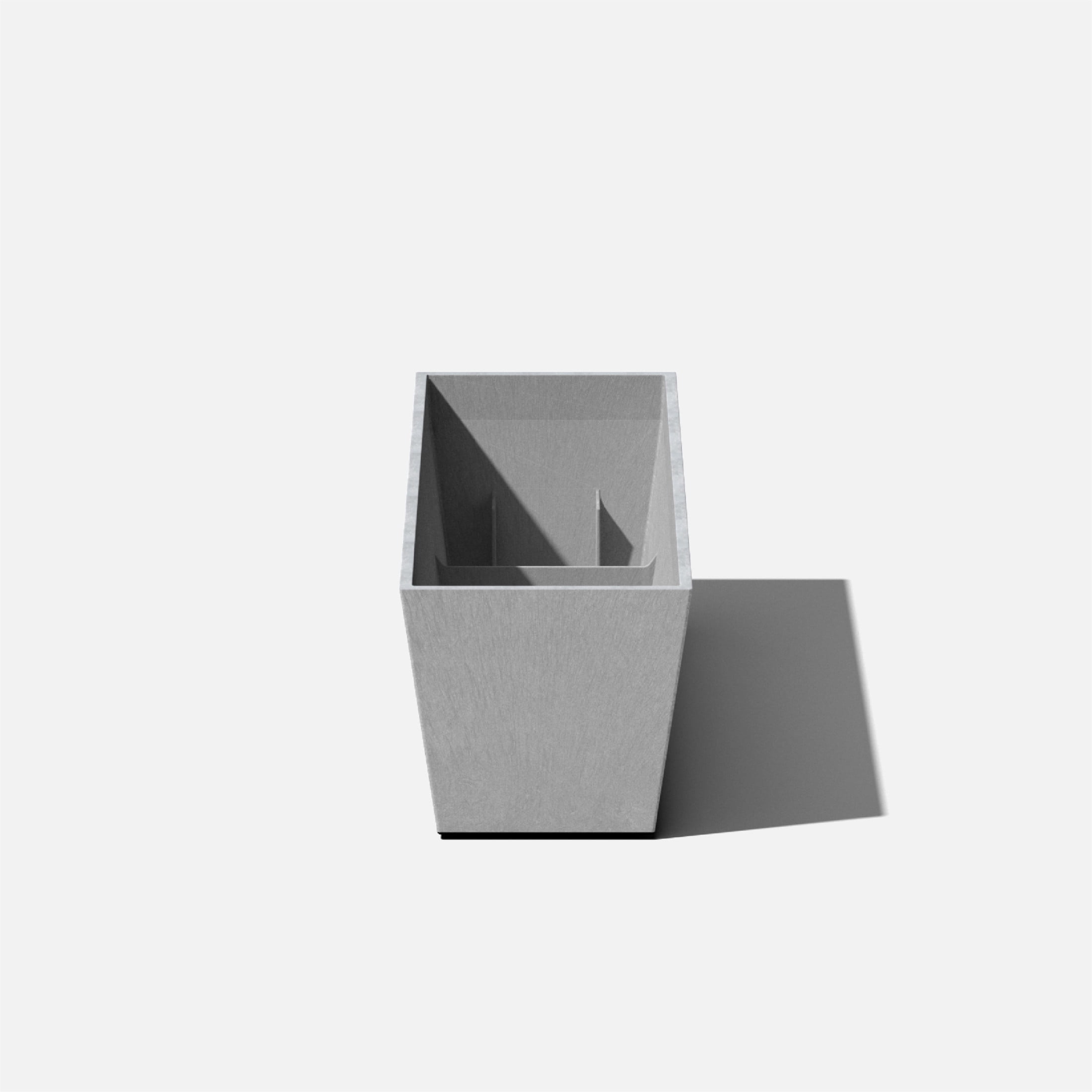 Veradek Pure Series Window Box 25" Plastic Planter 2-Pack Gray
