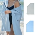thumbnail image 2 of Beach Towel Swim Poncho Light Weight Quick Dry Strong Absorbent Swimming Towel, 2 of 20