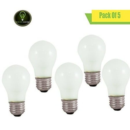 Perlite Lighitng Pack Of 5 40a15f 40 Watt A15 Frost Liance E26 Perlite Lighitng Pack Of 5 40a15f 40 Watt A15 Frost Liance E26 Base