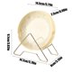 thumbnail image 4 of Juego de bandejas de plástico para servir 4 piezas | Platos ligeros reutilizables para fiestas, cocina de camping | Diseño apilable duradero | Apto para lavavajillas de grado alimenticio | Amarillo, 4 of 7