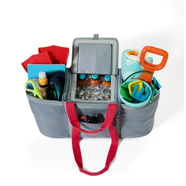 Coleman NOW 16-Can Soft Cooler Tote, Gray and Pink - Walmart.com