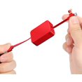 thumbnail image 3 of Estante de almacenamiento telescópico rojo, cable de carga tres en uno, cable de datos uno a tres, 3 of 5