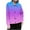 A Hot Pink, variant on Hiking Cycling Sportswear Women's Fashion Printed Loose Long Sleeve Blouse Round Neck Hoodless Sweatshirts Top Yellow Xl