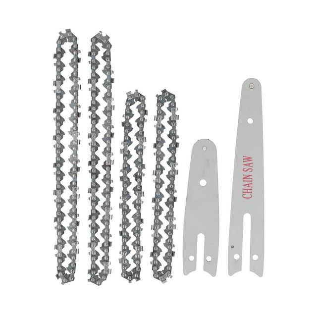 Mini Chainsaw Replacement,4in 6in Mini Chainsaw Mini Chainsaw Guide Plate Chainsaw Chain Replacement Professionally Tested
