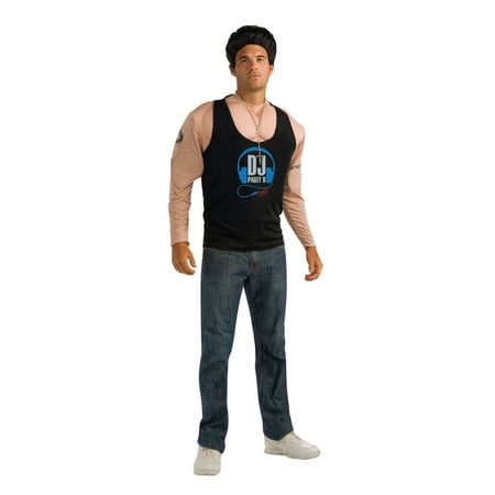 Rubies Mens Jersey Shore Pauly D Muscle Costume & Beaded Chain