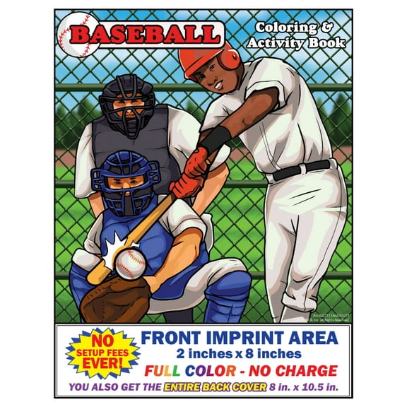 Baseball Imprint Coloring Book (25 Copies) (8.5x11)