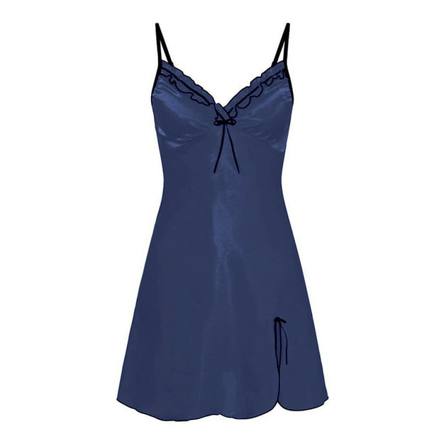 Julyccc Women Babydoll Lingerie V Neck Sleepwear Mini Dress Pajamas Nightgown Walmart