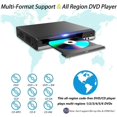 thumbnail image 4 of Full HD DVD Player 1080P High Definition CD/ EVD/ VCD Players with AV and Output Microphone, 4 of 6