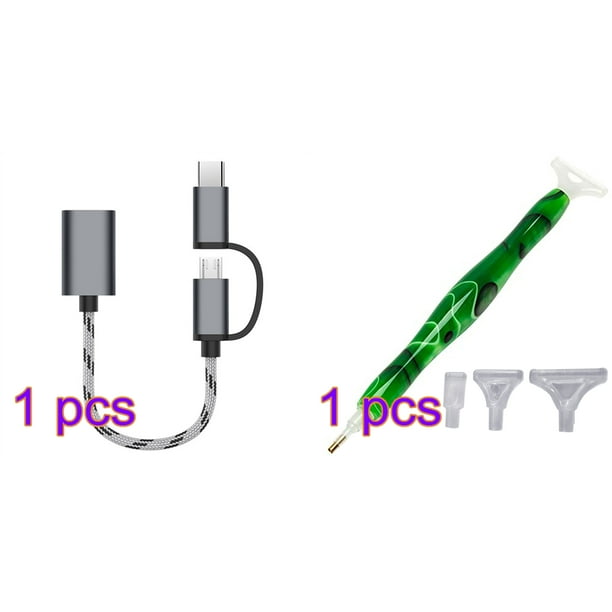 Tipo-C OTG a USB 3.0 Interfaz Adaptador 2 en 1 OTG Cable Convertidor de conector de transferencia rápida Yuarrent EL2152-02B×1+HA001825-05×1