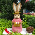 thumbnail image 2 of Estatua de conejo de Pascua Wosthever hecha a mano 35cm, 2 of 6