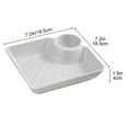 thumbnail image 2 of Food Serving Tray, Plastic Snack Platter, Large Capacity Dessert Noodle Fries Plate, Durable and Easy to Clean Household Kitchenware, 2 of 7
