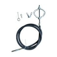 thumbnail image 2 of Desatascador de desagües con cable, limpiador de tuberías con taladro, herramienta flexible para desatascar fregaderos, desatascador de desagües para 6 metros, 2 of 8