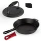 thumbnail image 1 of Juego de utensilios de cocina Cuisinel: sartén de hierro fundido, prensa para asar y raspador, 1 of 1
