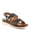 BLACK, variant on Maryada Women’s Adjustable Sandal with Cushioned Arch Support