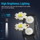 thumbnail image 3 of 1000LM LED Luz de trabajo 1000mAh Beep IPX4 Herramientas impermeables para exteriores (Negro) Ehuebsd Para Estrenar, 3 of 4