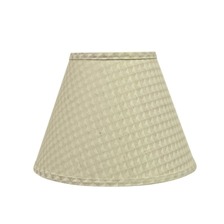 Aspen Creative 32008 Transitional Hardback Empire Shape Spider Construction Lamp Shade in Beige, 12" wide (6" x 12" x 9")