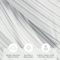 thumbnail image 4 of Gray Weathered Stripe 4 Piece 100% Cotton Flannel Deep Pocket Sheet Set, Queen, by Noble Linens, 4 of 8
