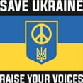 thumbnail image 3 of CafePress - Save Ukraine Raise Your Voices Dark T Shirt - Men's Classic Graphic Cotton T-Shirt, 3 of 4