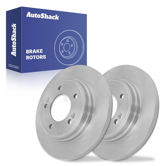 AutoShack Rear Brake Rotors for Hyundai & Kia, Elantra 2017-2025 Forte 2020-2023 Niro 2017-2025 K4 2025 Soul 2023, 2025 Ioniq 2017-2022, FWD L4 1.6L 2.0L - Coated - ArmorStop - 10.31" (262 mm), 5-Lug