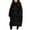 Black, variant on KAUOD Teen Girls Long Puffer Coats Winter Waterproof Padded Insulated Ski Jackets Kids Quilted Knee Length down Outwear