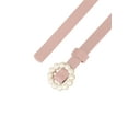 thumbnail image 2 of INSPIRE CHIC Women's Plus Size Waist Belts Pearl Narrow Leather Adjustable Belt, 2 of 4