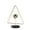 Triangle, variant on Godderr Crystal Ball Decoration Simple Elegant Geometric Shape Iron Crafts for Desktop Decoration