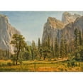 thumbnail image 3 of Albert Bierstadt 14x11 Black Modern Framed Museum Art Print Titled - Bridal Veil Falls, Yosemite Valley, California (1871-1873), 3 of 5