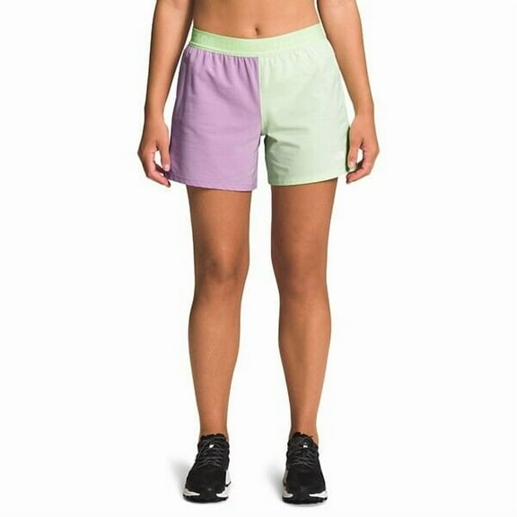 The North Face NF0A7QGJIMS Wander Shorts Womens Lupine Lime Cream Pull On CLO608 (Regular,XL)