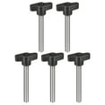 thumbnail image 1 of Unique Bargains 5Pack 304 Acier Inoxydable de Serrage Bouton de Vis en Forme de Pouce Vis M8 x 70mm, 1 of 5