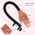 thumbnail image 4 of SAVILAND Nail Practice Hand for Acrylic Nails, Flexible Moveable Fake Manicure Trainng Hand Nail Kit for Beginners with Nail Tips, Nail Clipper, Nail Art Brushes, Nail Files, Hom, 4 of 6