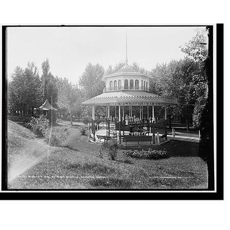 Historic Print, Waukesha, Wis., Bethesda Springs, Silurian Spring, 16" x 20"