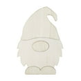thumbnail image 1 of Plaid Unfinished Wood Surfaces Gnome Layered Shape, 7", 1 of 6